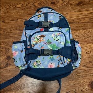 Pottery Barn Small Kids Blue Toy Story Backpack